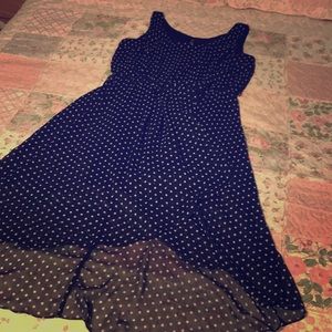 Navy Blue polka Dot Dress!